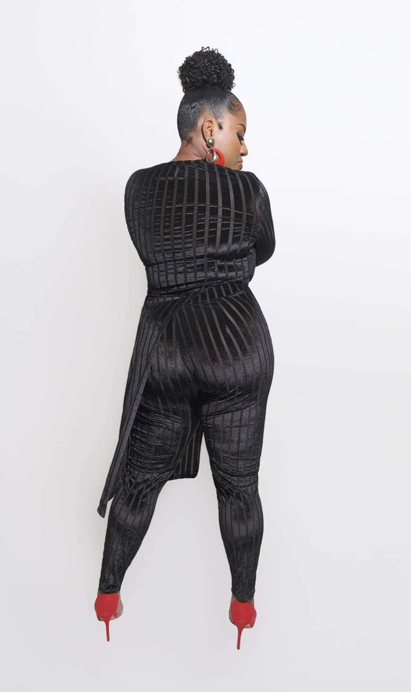 Modern Muse Striped Top & Pants Set